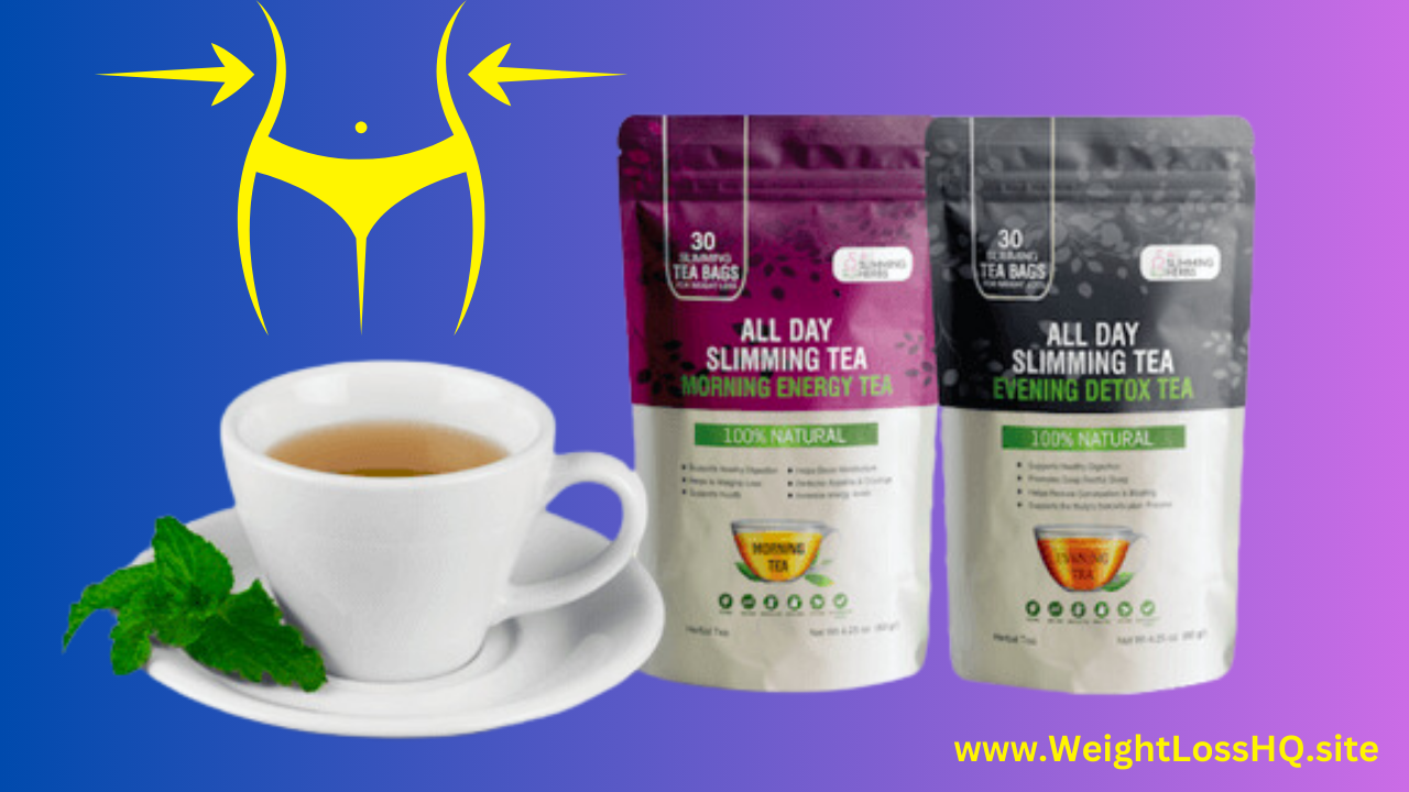 All Day Slimming Tea Real Customers Reviews and Testimonials Weight Loss Before and After Female Image