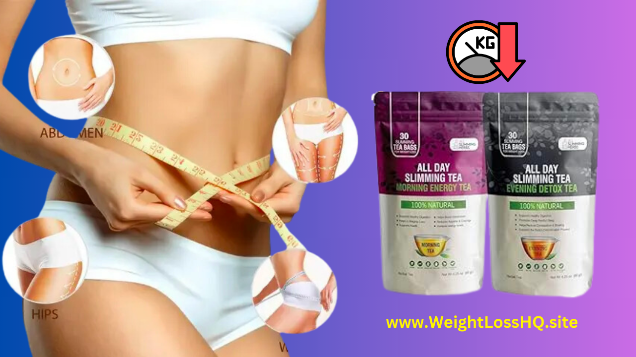 All Day Slimming Tea Real Customers Reviews and Testimonials Weight Loss Before and After Female Image